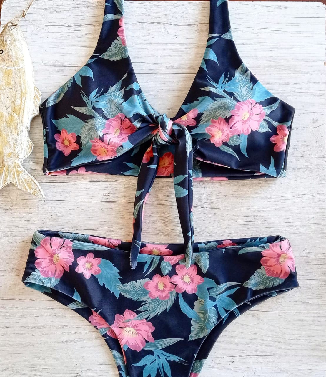 Tied up floral más calzon basic