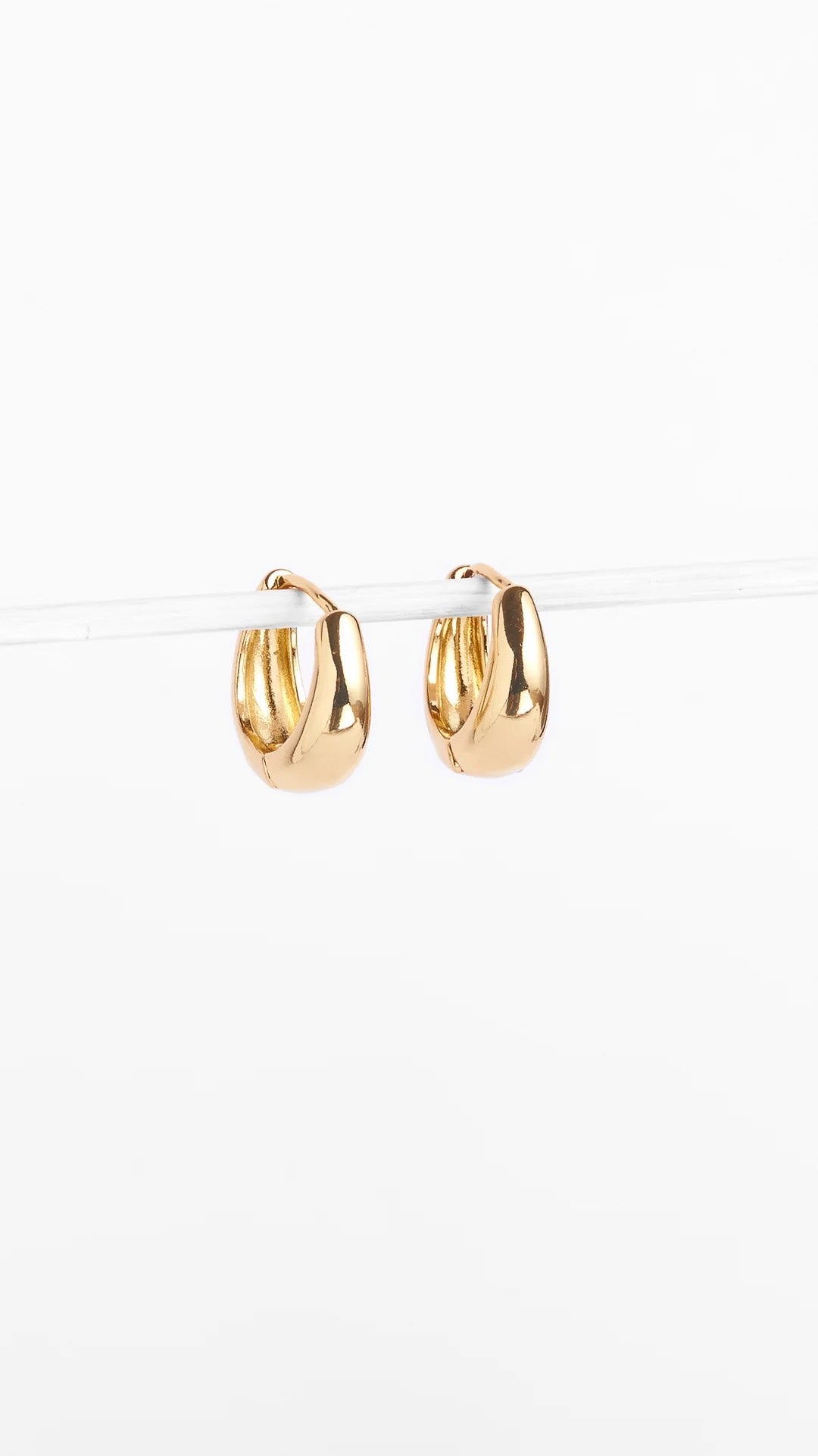 Aros Broche Enchapados 18k