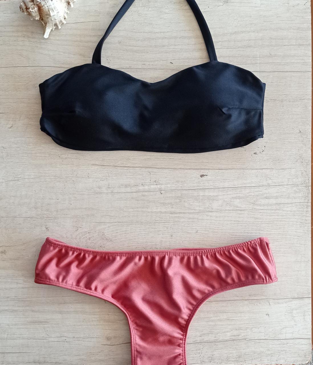 Top Black y calzón Culotte